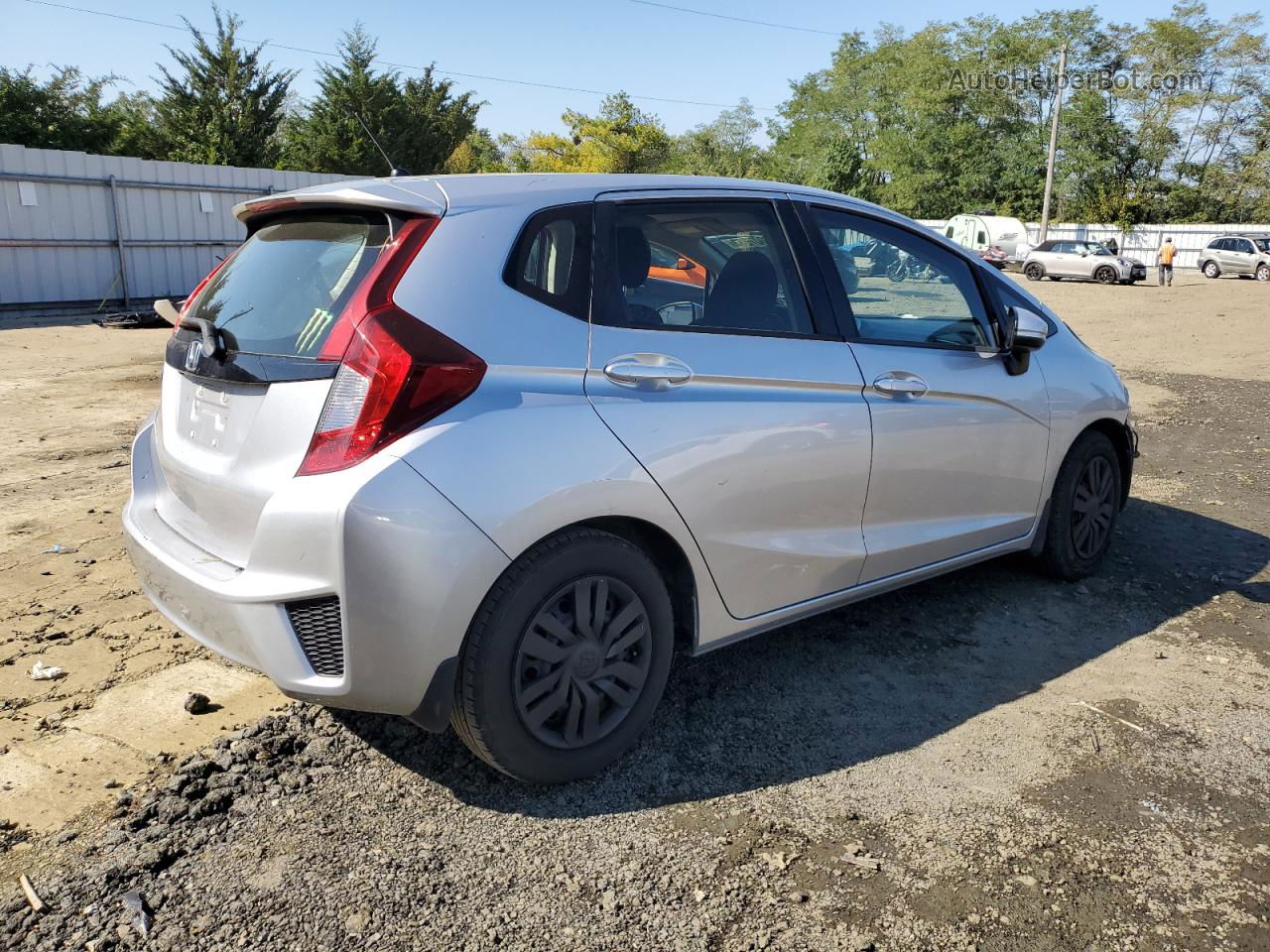 2016 Honda Fit Lx Silver vin: JHMGK5H51GS001788