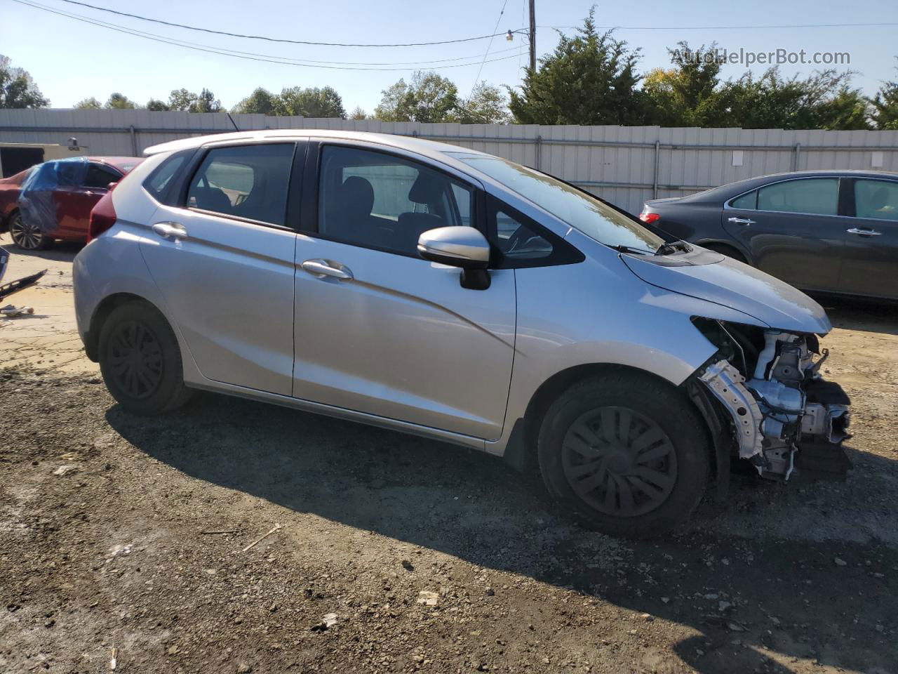 2016 Honda Fit Lx Silver vin: JHMGK5H51GS001788