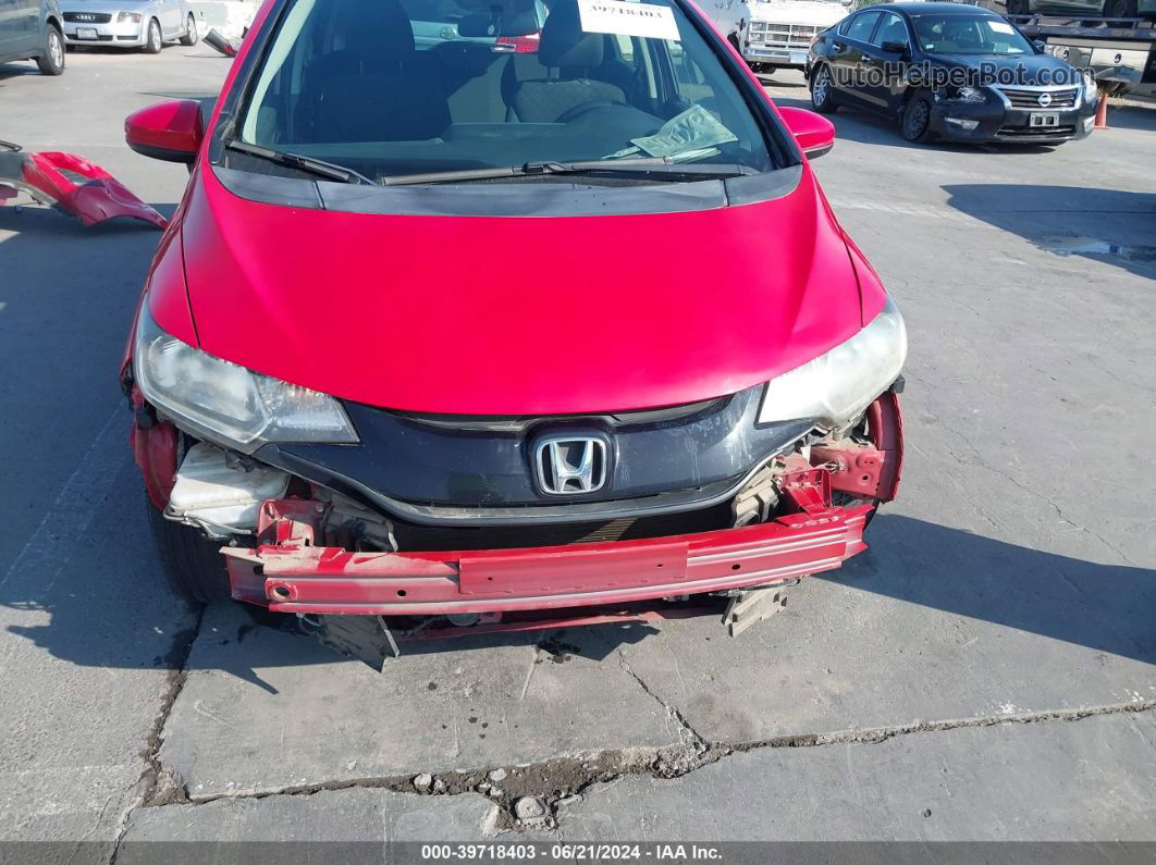 2016 Honda Fit Lx Red vin: JHMGK5H51GS011012