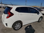 2016 Honda Fit Lx White vin: JHMGK5H51GX011434