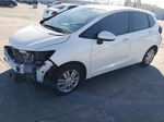 2016 Honda Fit Lx White vin: JHMGK5H51GX011434