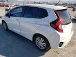 2016 Honda Fit Lx White vin: JHMGK5H51GX011434