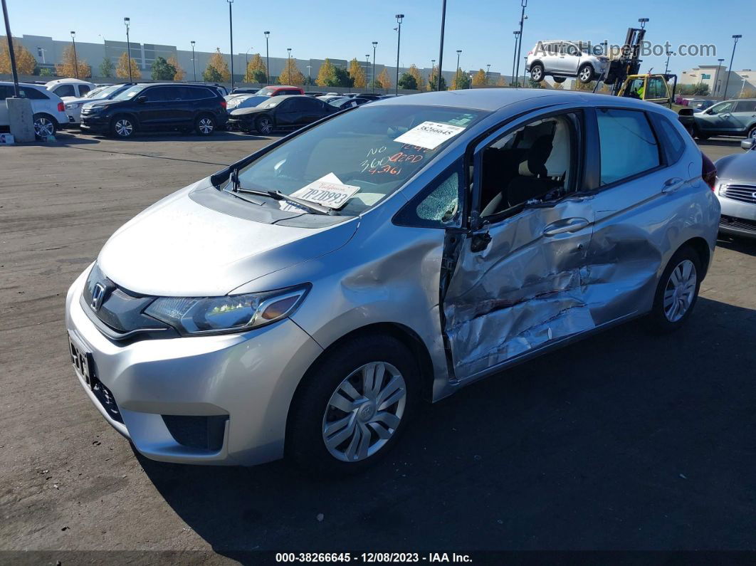 2016 Honda Fit Lx Silver vin: JHMGK5H51GX014074