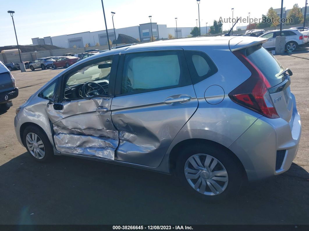 2016 Honda Fit Lx Silver vin: JHMGK5H51GX014074