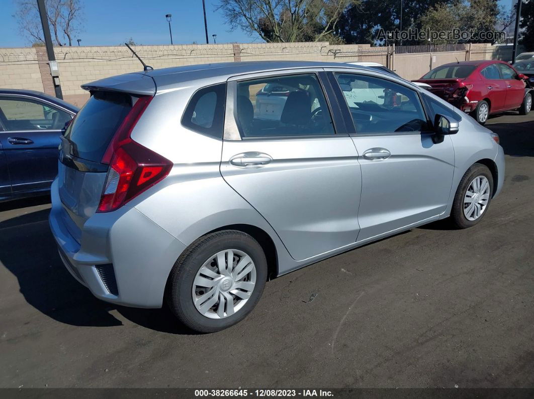 2016 Honda Fit Lx Silver vin: JHMGK5H51GX014074