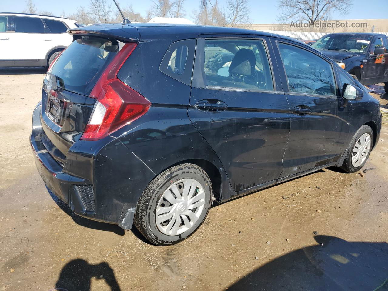 2016 Honda Fit Lx Черный vin: JHMGK5H51GX017122