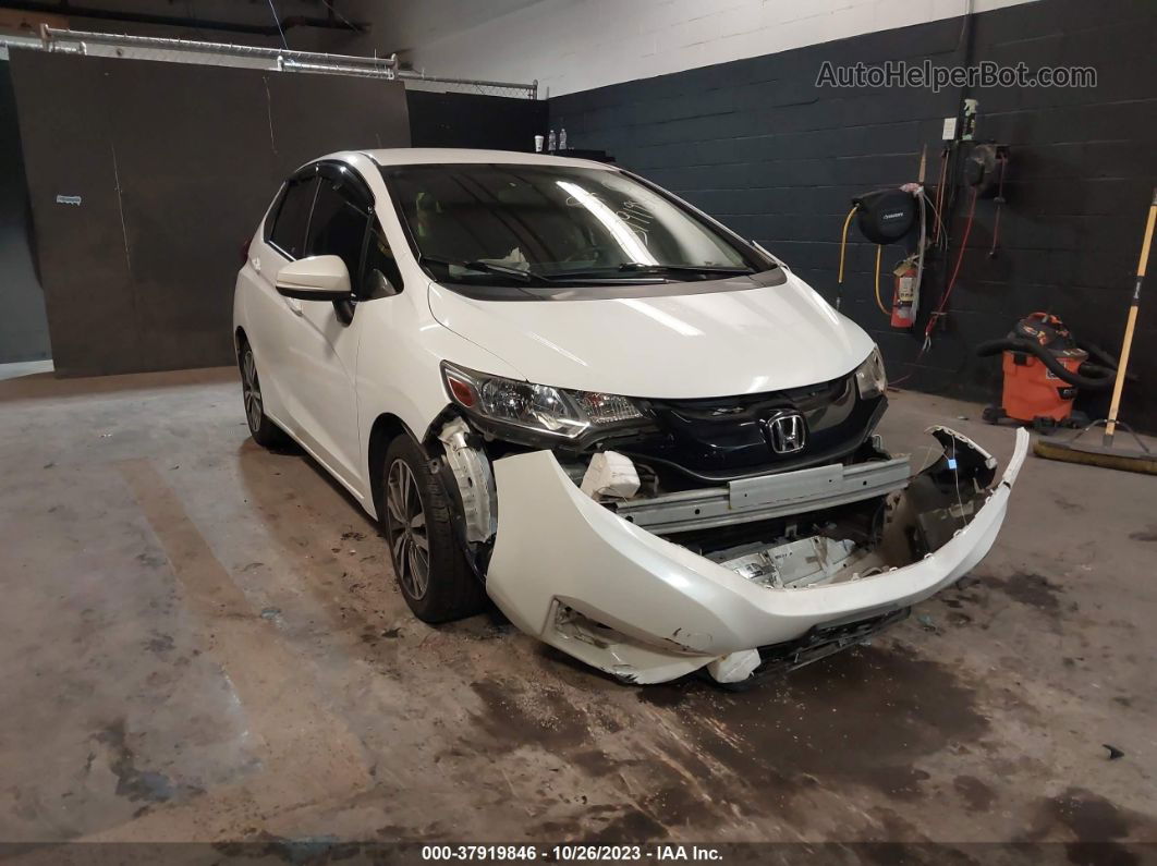 2016 Honda Fit Lx White vin: JHMGK5H52GX002189