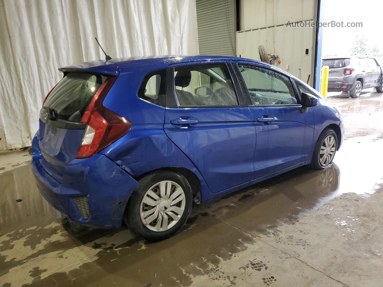 2016 Honda Fit Lx Синий vin: JHMGK5H52GX021843