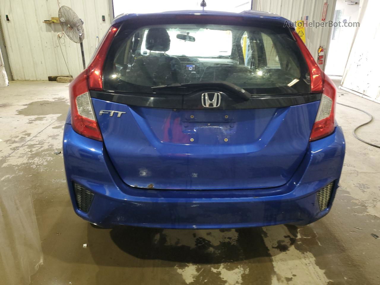 2016 Honda Fit Lx Blue vin: JHMGK5H52GX021843