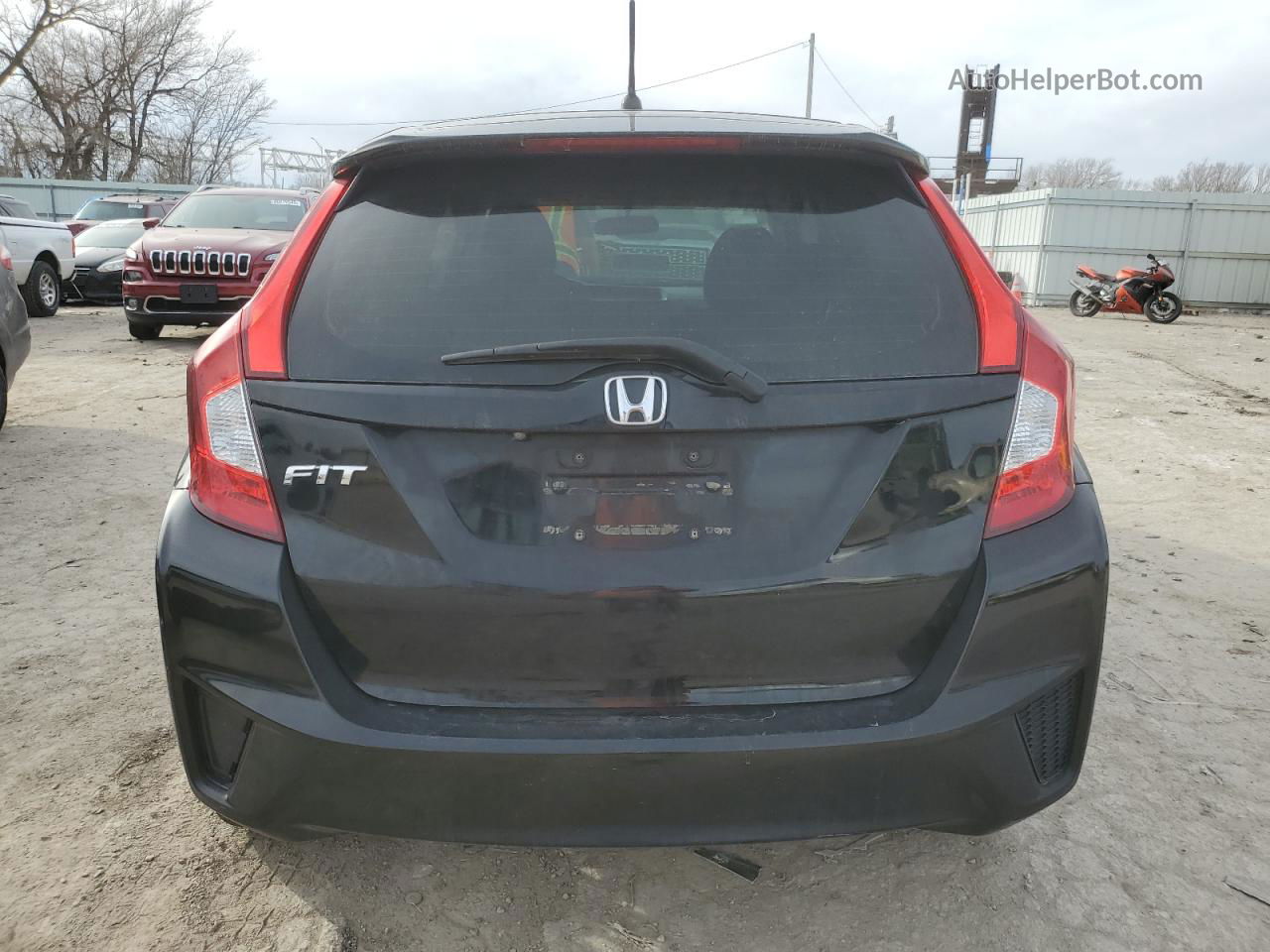 2016 Honda Fit Lx Black vin: JHMGK5H53GS002750