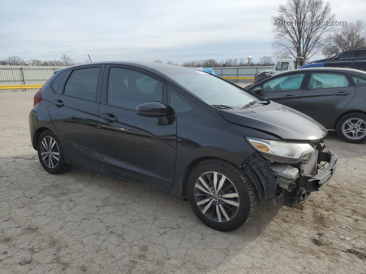 2016 Honda Fit Lx Black vin: JHMGK5H53GS002750