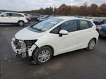 2016 Honda Fit Lx White vin: JHMGK5H53GS006930