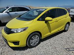 2016 Honda Fit Lx Yellow vin: JHMGK5H53GX003318