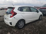 2016 Honda Fit Lx White vin: JHMGK5H53GX012634