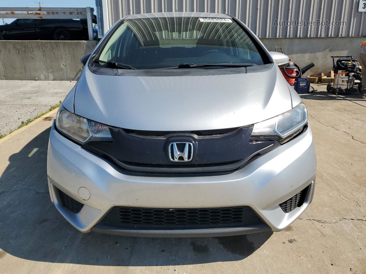 2016 Honda Fit Lx Silver vin: JHMGK5H54GS012347