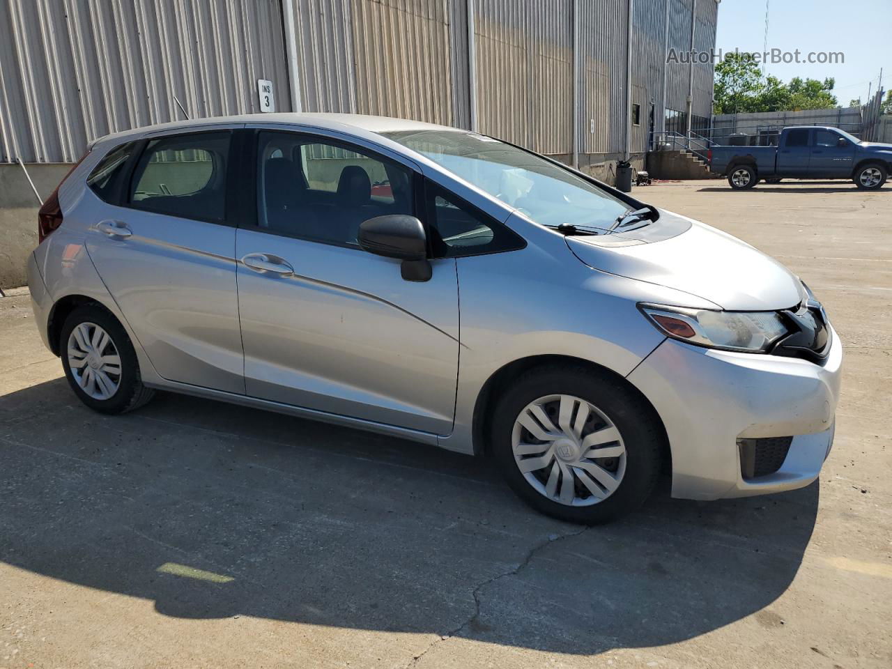 2016 Honda Fit Lx Silver vin: JHMGK5H54GS012347