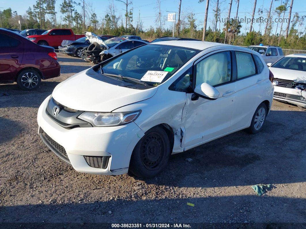 2016 Honda Fit Lx Белый vin: JHMGK5H54GX010424