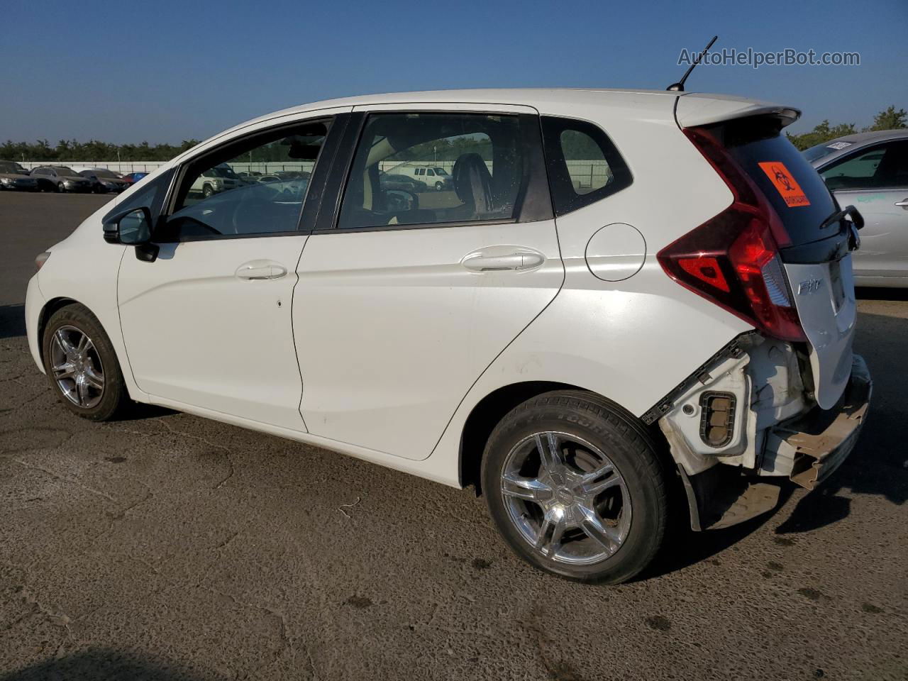 2016 Honda Fit Lx Белый vin: JHMGK5H54GX021584