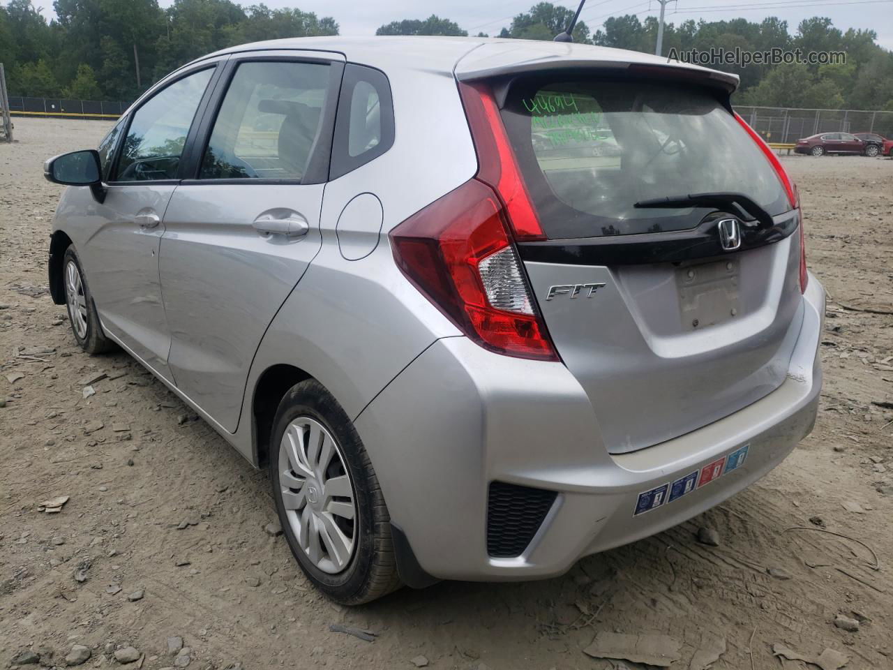 2016 Honda Fit Lx Silver vin: JHMGK5H54GX031919