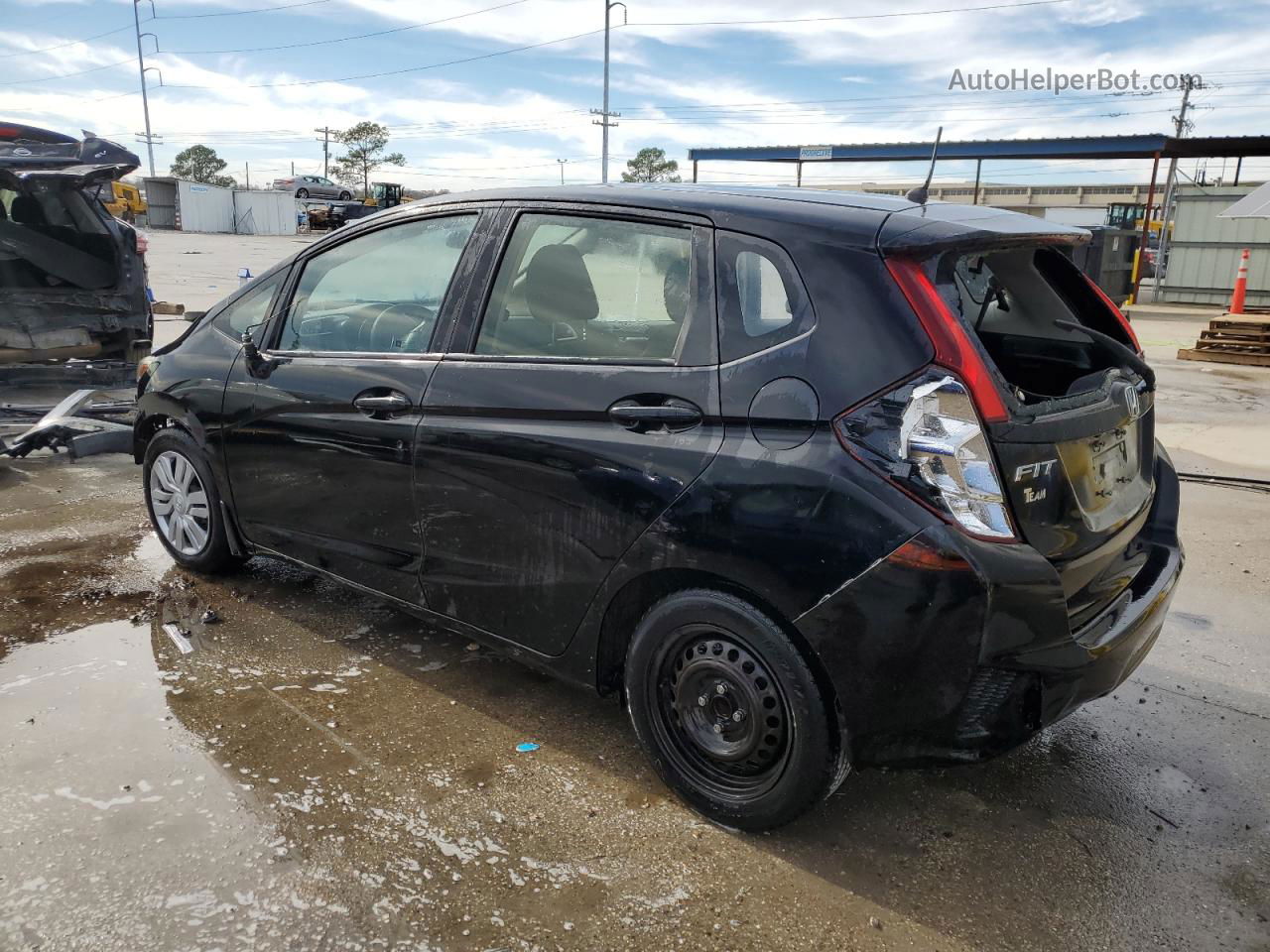 2016 Honda Fit Lx Черный vin: JHMGK5H55GS008095