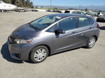 2016 Honda Fit Lx Gray vin: JHMGK5H55GS013149