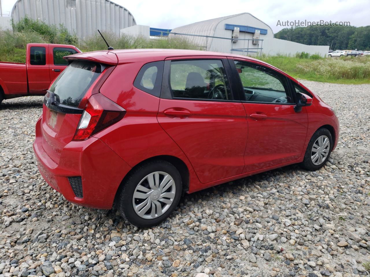 2016 Honda Fit Lx Red vin: JHMGK5H55GX002168