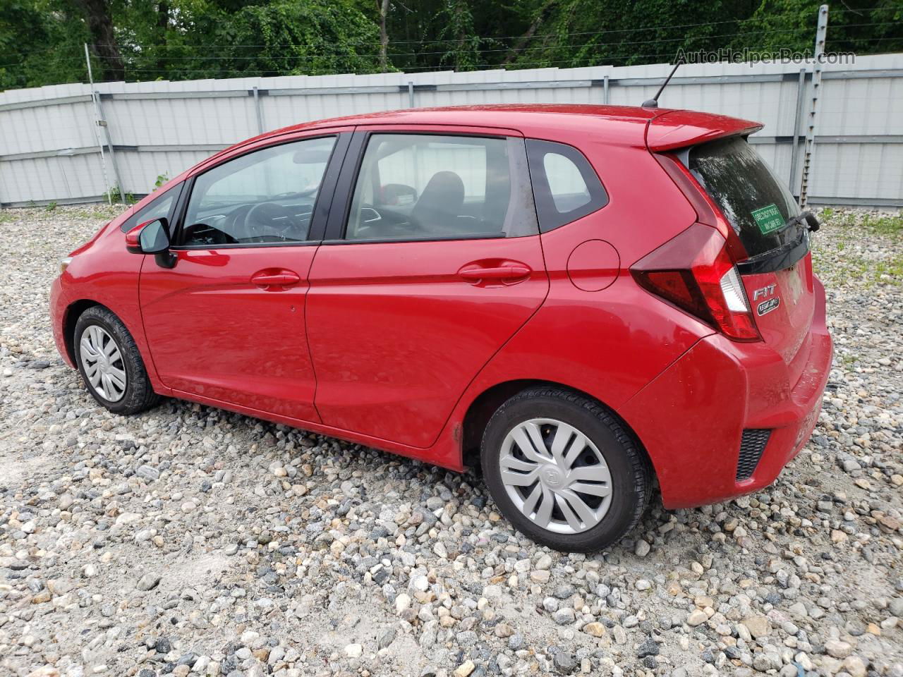 2016 Honda Fit Lx Red vin: JHMGK5H55GX002168