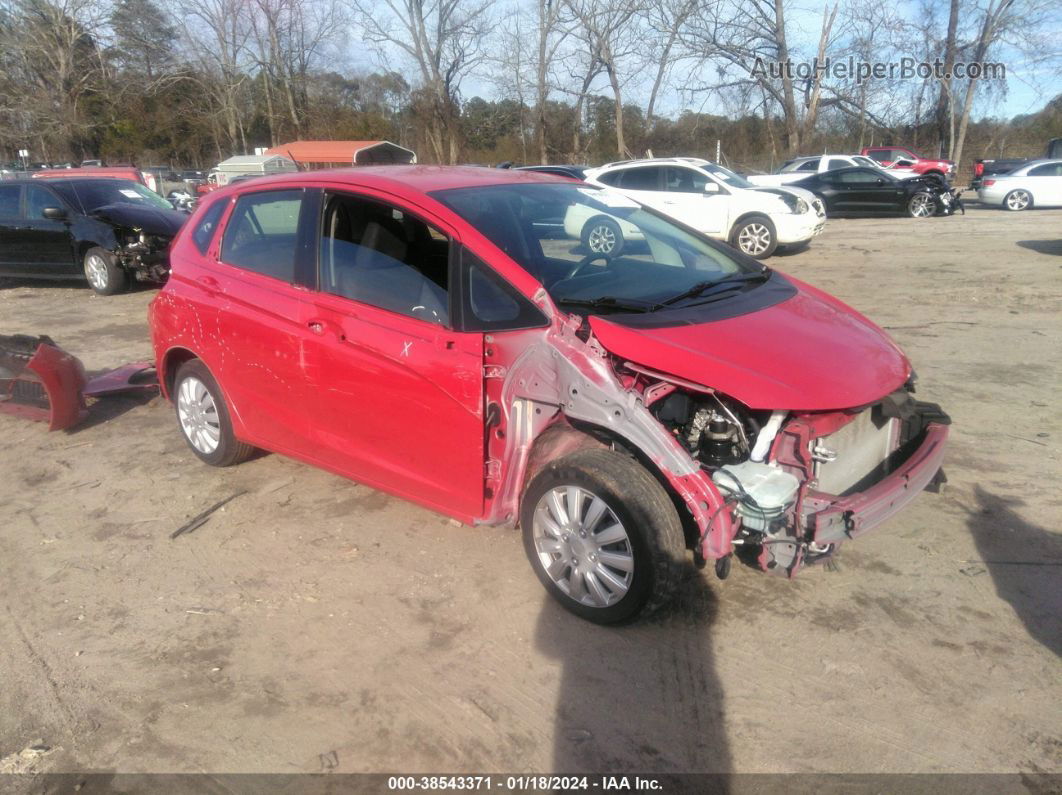 2016 Honda Fit Lx Red vin: JHMGK5H55GX006303