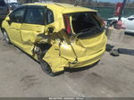 2016 Honda Fit Lx Yellow vin: JHMGK5H55GX018483