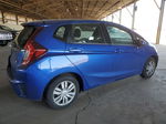 2016 Honda Fit Lx Blue vin: JHMGK5H55GX025742