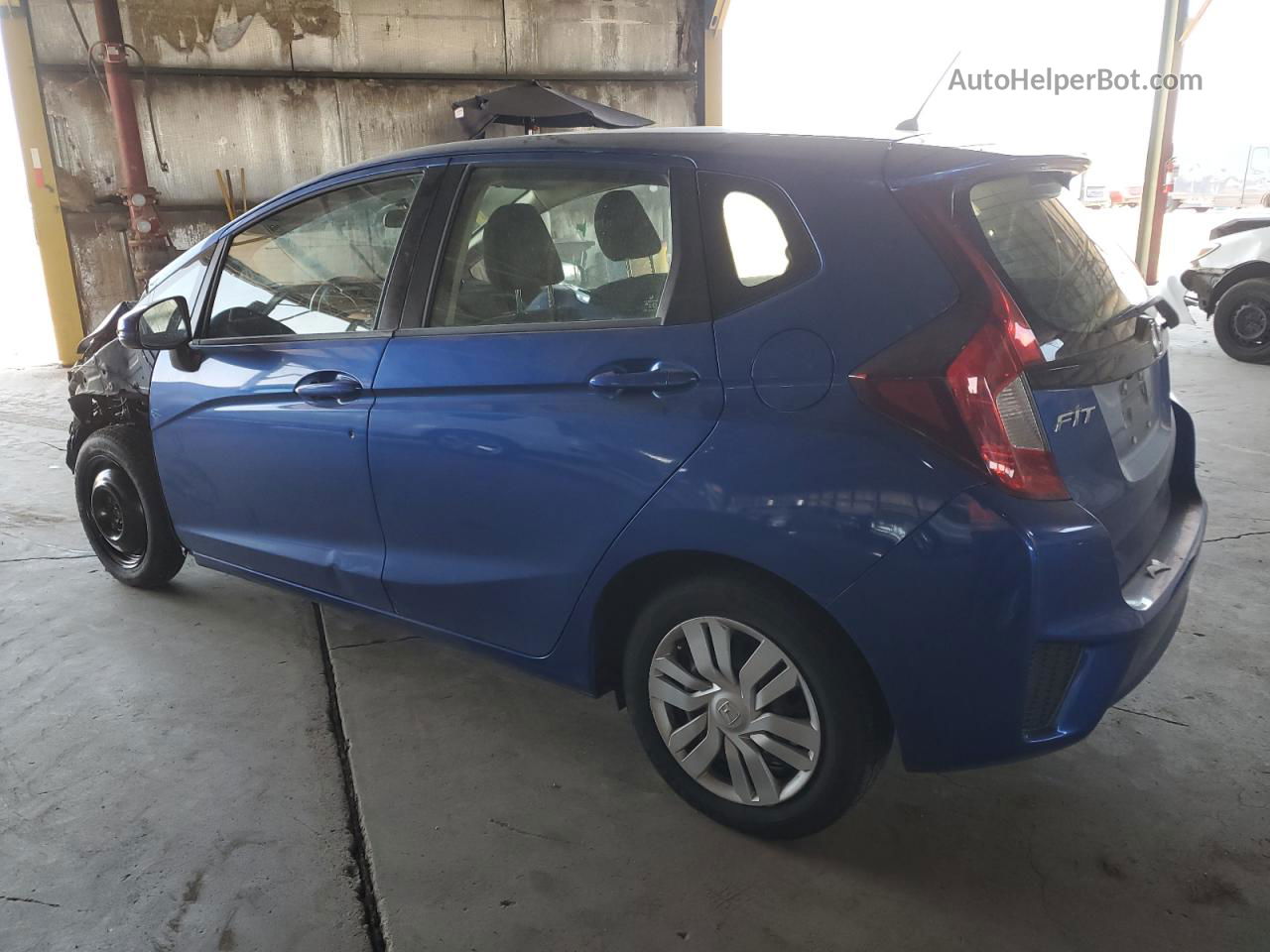 2016 Honda Fit Lx Blue vin: JHMGK5H55GX025742