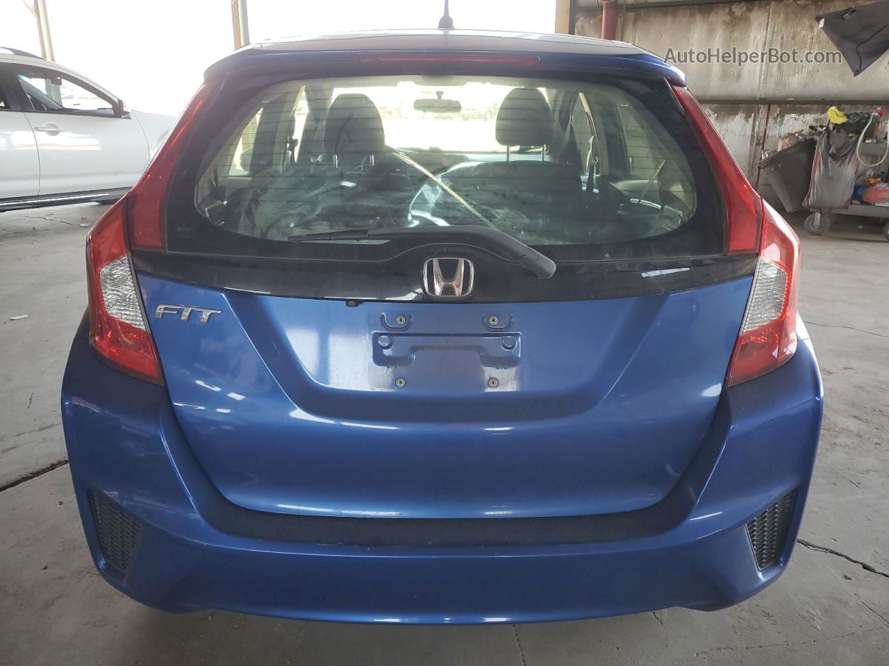 2016 Honda Fit Lx Blue vin: JHMGK5H55GX025742