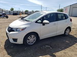 2016 Honda Fit Lx White vin: JHMGK5H55GX031931