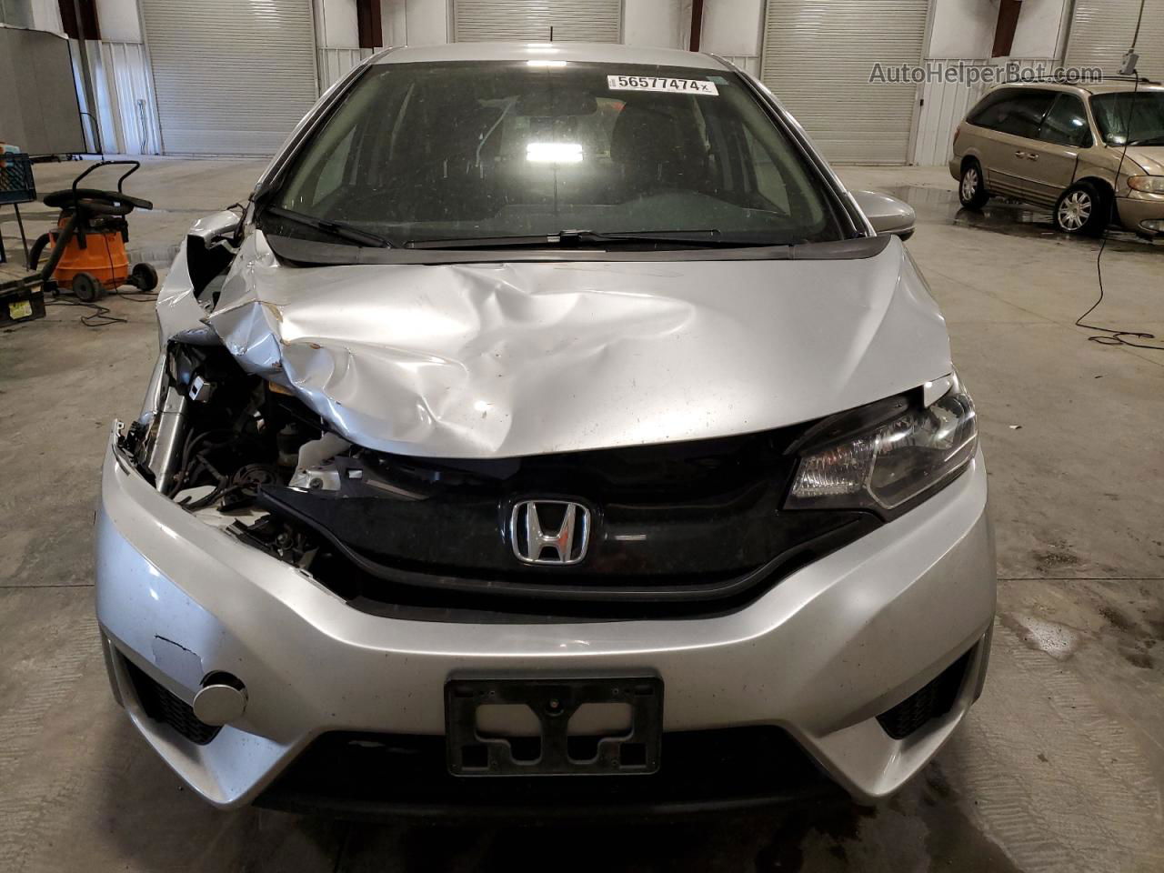 2016 Honda Fit Lx Silver vin: JHMGK5H56GX015835