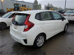 2016 Honda Fit Lx White vin: JHMGK5H56GX017665