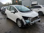 2016 Honda Fit Lx White vin: JHMGK5H56GX017665