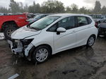 2016 Honda Fit Lx White vin: JHMGK5H56GX017665