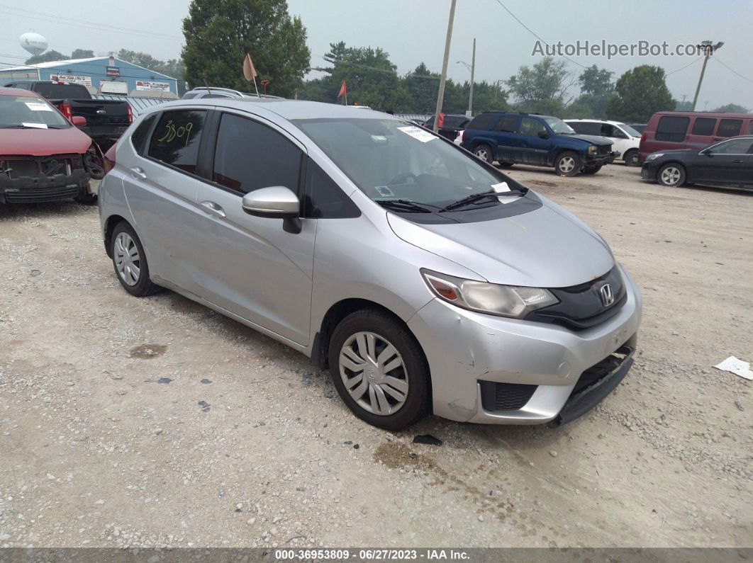 2016 Honda Fit Lx Gray vin: JHMGK5H56GX020405