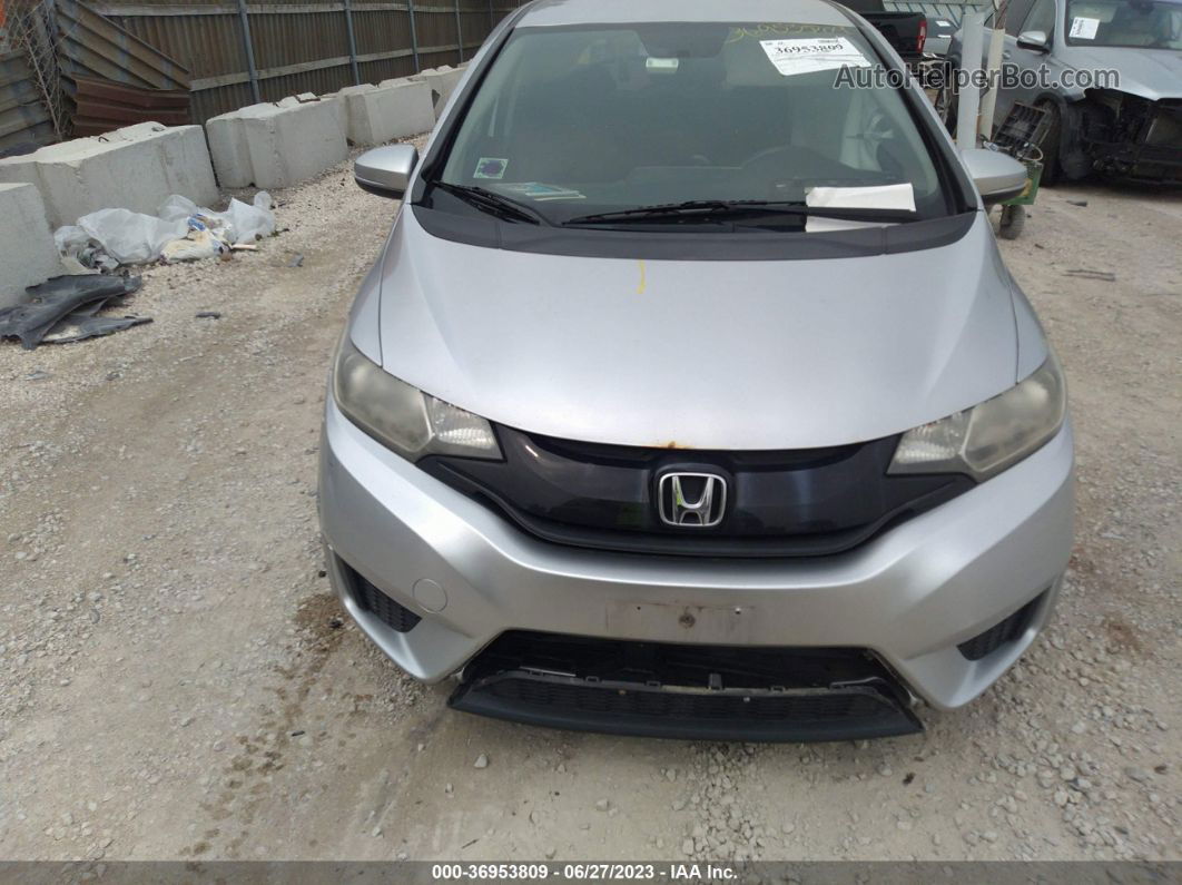 2016 Honda Fit Lx Gray vin: JHMGK5H56GX020405