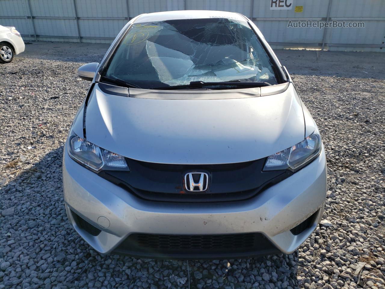 2016 Honda Fit Lx Silver vin: JHMGK5H57GS007143