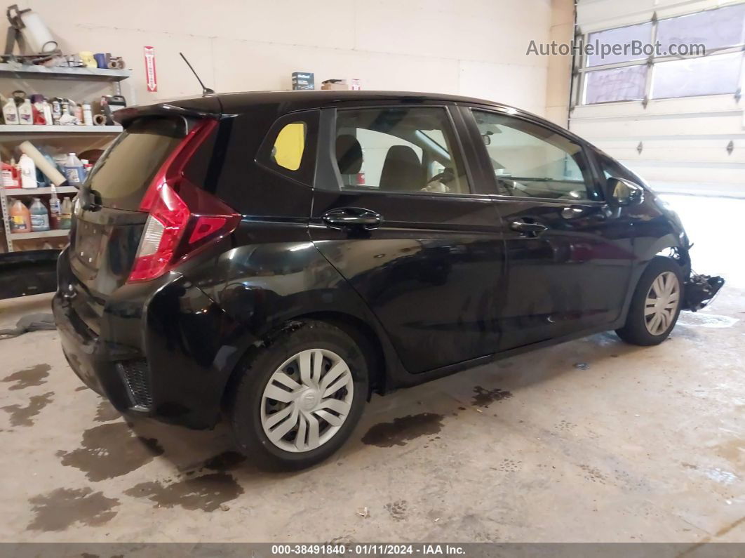 2016 Honda Fit Lx Черный vin: JHMGK5H57GS009281