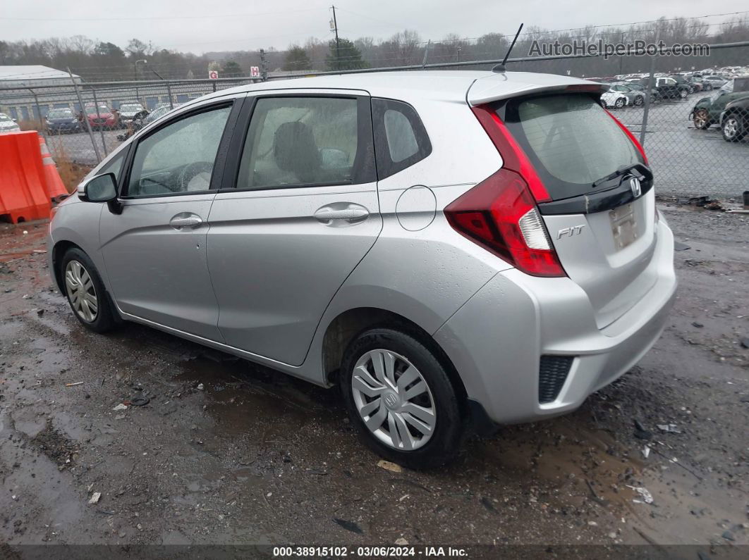 2016 Honda Fit Lx Silver vin: JHMGK5H58GS007748