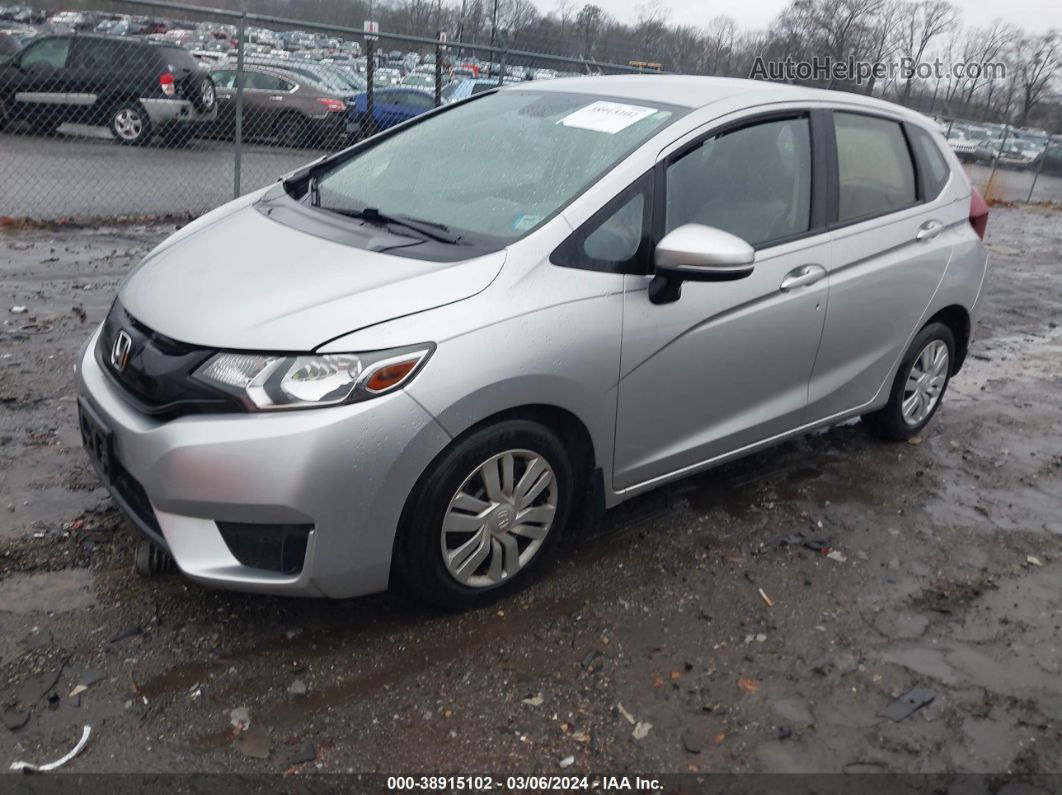 2016 Honda Fit Lx Silver vin: JHMGK5H58GS007748