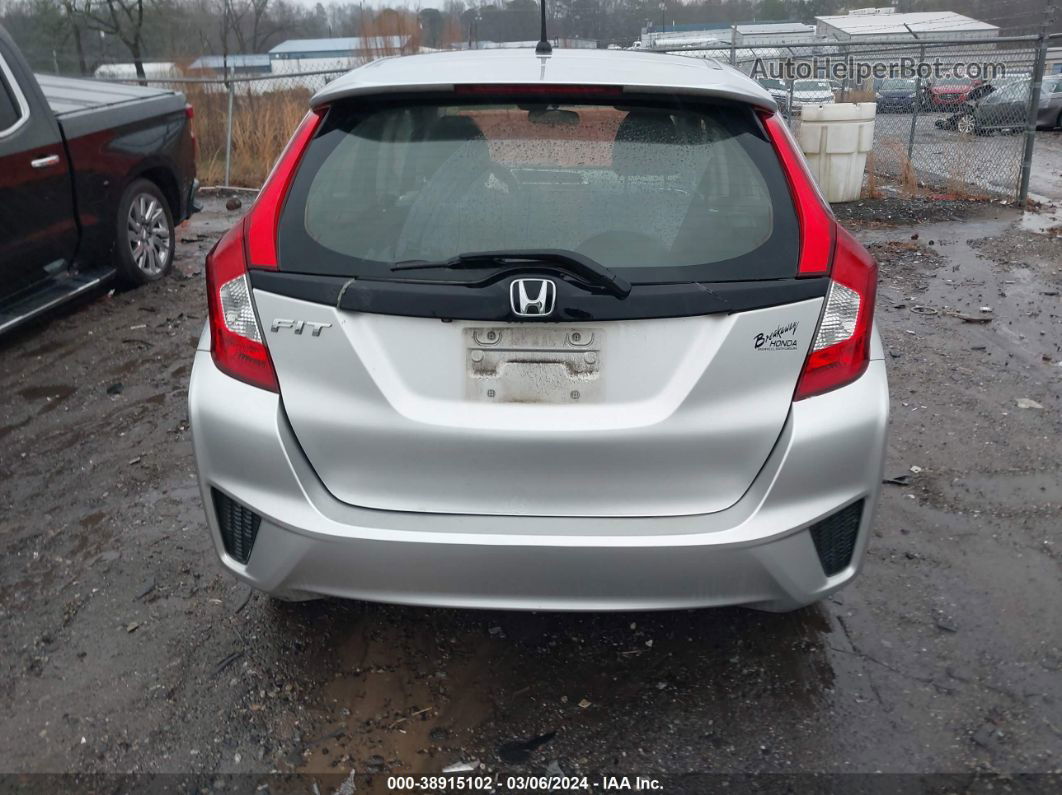 2016 Honda Fit Lx Silver vin: JHMGK5H58GS007748