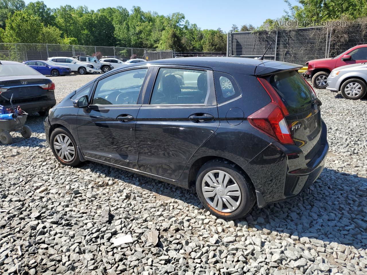 2016 Honda Fit Lx Черный vin: JHMGK5H58GS008107