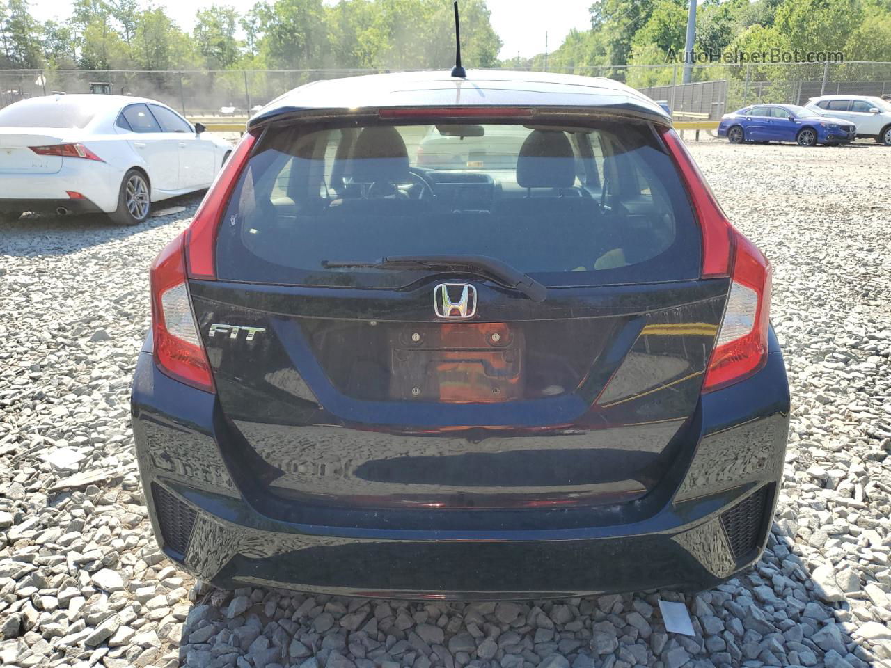 2016 Honda Fit Lx Черный vin: JHMGK5H58GS008107