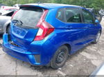 2016 Honda Fit Lx Blue vin: JHMGK5H58GX008711