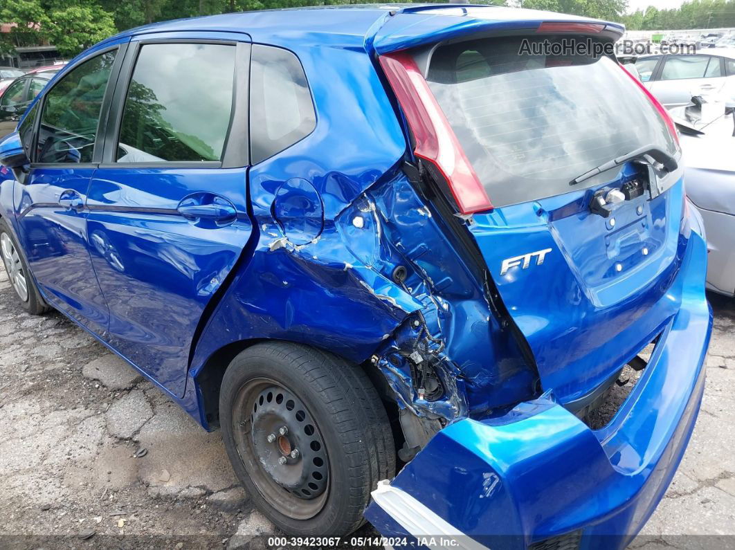 2016 Honda Fit Lx Blue vin: JHMGK5H58GX008711