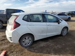 2016 Honda Fit Lx White vin: JHMGK5H58GX021314