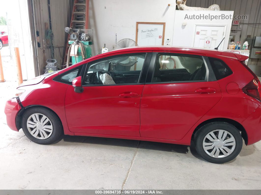 2016 Honda Fit Lx Red vin: JHMGK5H58GX023371